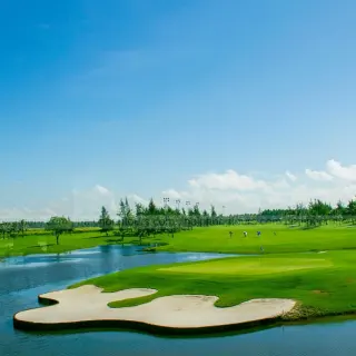 Golf course fairway at Vinpearl Golf Hai Phong