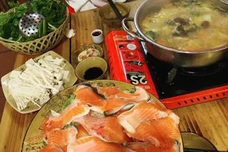 best salmon hotpot restaurants in Sapa