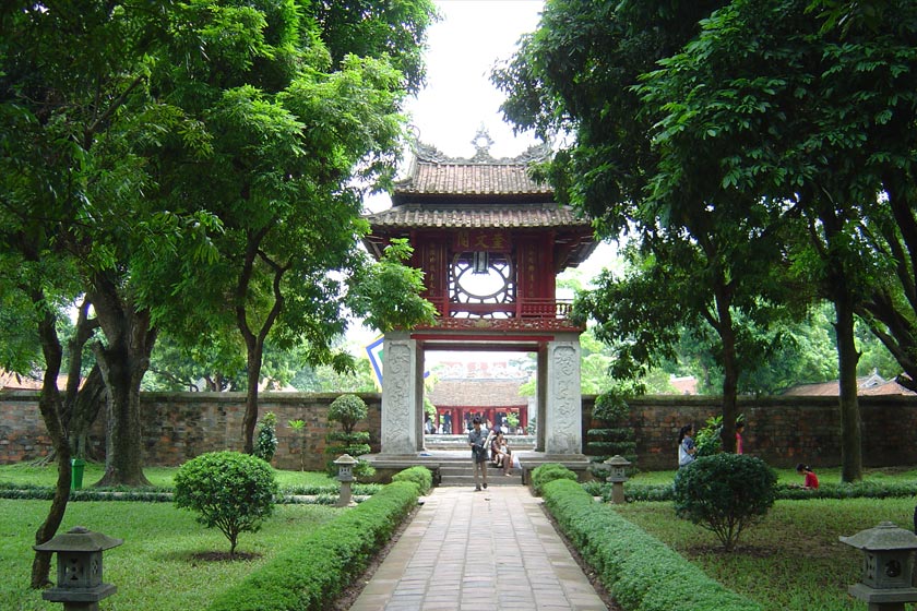 Hanoi Temple of Literature - tourist attraction near Haiphong