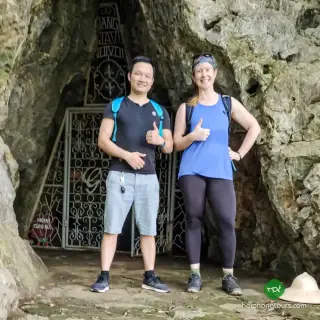 Entrance area of Gia Vi Cave at Elephant Mountain near Hai Phong