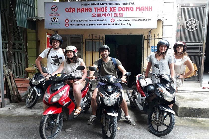 Motorbike rental Ninh Binh: Top 9 places to rent scooter