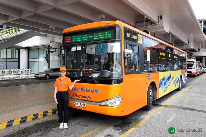 Xe bus 86 ga Hà Nội sân bay Hà Nội
