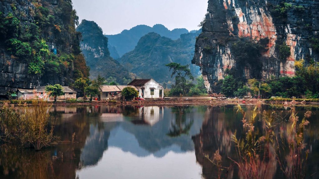 The town and countryside, Ninh Binh