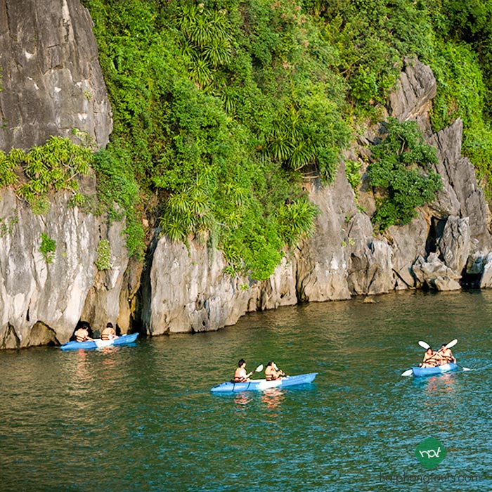 Kayaking at Tra Bau