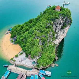 Titov island Halong bay