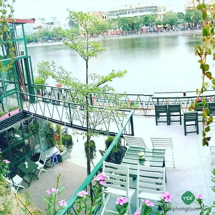 Top 10 quán cà phê Hải Phòng CỰC CHILL dành riêng cho dân chơi thứ thiệt 15 MATs - Quán cà phê Hải Phòng view hồ