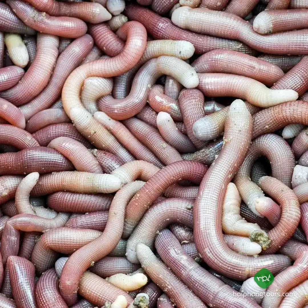 Fresh sá sùng, a regional marine ingredient