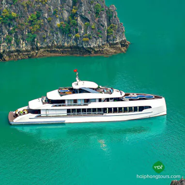 Top Luxury Halong bay 1 day Yacht with Private Room 7 Hours