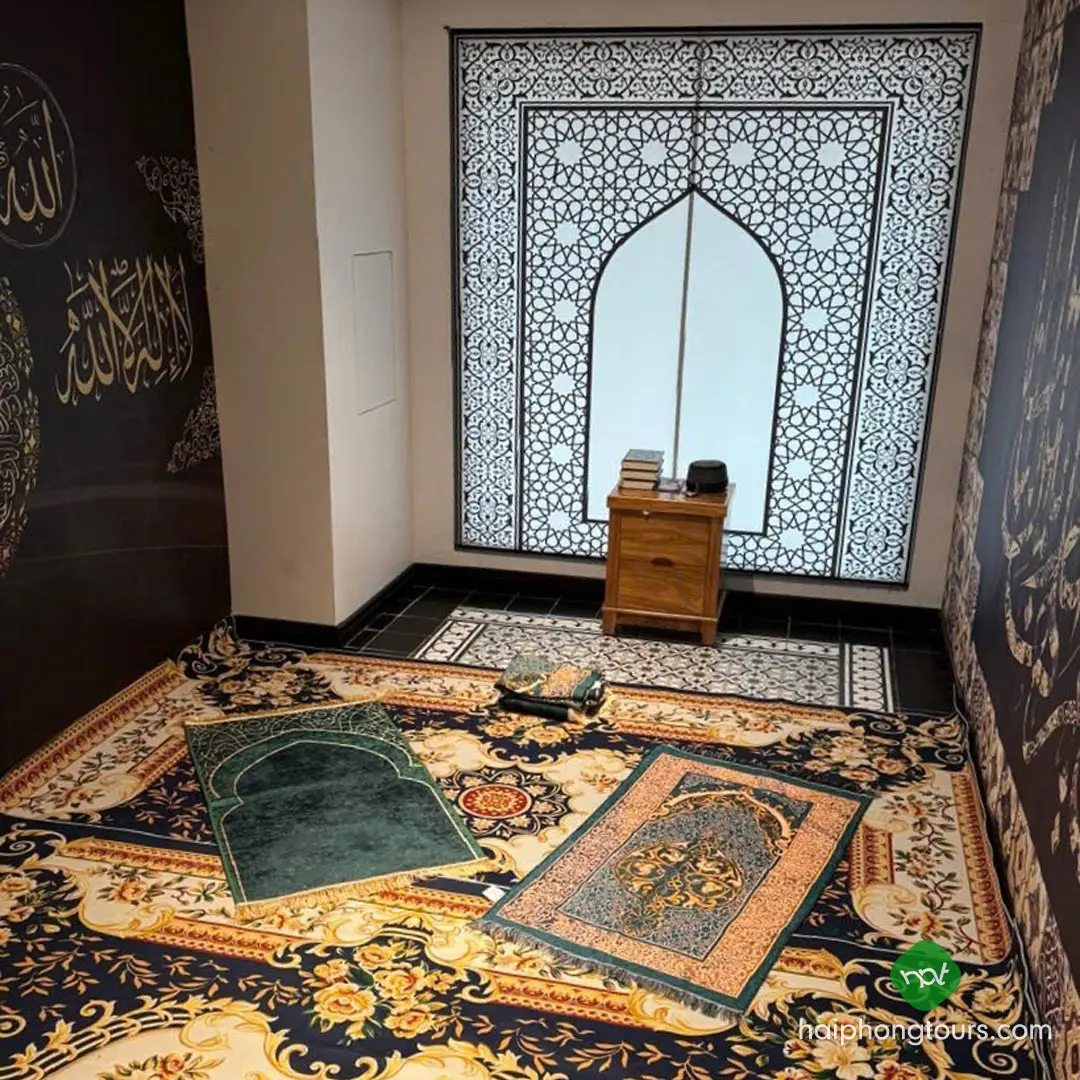 Mussala prayer room aboard Catherine Cruise